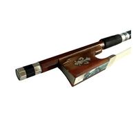 Archetti Per Violino Per Principianti Asta Per Arco Da Violino Scolpita E Intarsiata Con Pelle Di Serpente Crine Cavallo In Legno Brasiliano(4 4-Brown)