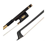 Archetti Per Violino Professionali Arco Per Contrabbasso Di Livello Professionale Realizzato Artigianalmente Con Testa In Argento E Crine Cavallo Verticale(3 4)