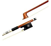 Archetti Per Violino Professionali Arco Per Violino In Palissandro Raccordi In Argento Crine Di Cavallo(A4-4 Violin Brass)