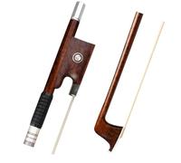 Archetto Per Violino Archetto Per Violino 4/4 Con Rana In Legno Di Serpente Occhio Di Parigi Intagliato A Mano Accessori In Argento Archetto Per Violino In Legno Di Serpente Selezionato