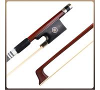 Archetto Per Violino Archetto Per Violino 4/4 Di Misura Standard Bastone Per Arco In Legno Di Brasile Impugnatura In Pelle Di Pecora Crine Di Cavallo Bianco Della Mongolia Accessori Per Violino