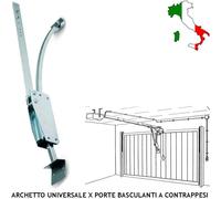 ARCHETTO UNIVERSALE PORTE BASCULANTI A CONTRAPPESO AUTOMATISMO DA 60 A 120 KG