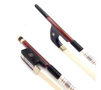 Archetto violino 1 PCS PERNAMBUCO Fibra Di Carbonio Doppio Arco Di Basso 3/4, Cavallo Da Cavalli Da Cavallo Bianco (Color : France style)