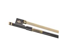 archetto violino 4/4 3/4 1/2 1/4 Fiddle Bow Fibra Di Carbonio Bastone Rotondo Ebano Crine Di Cavallo Naturale Bilanciato (Color : 4/4)