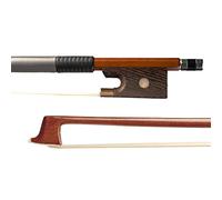 Archetto violino 4/4 Size Brazilwood Folddle Bound Stick Round Stick White Horsehair Balance (Color : 4-4)