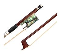 Archetto violino 4/4 Violin Bow Stick White Mongolia HorseHair Abalone Shell Frog & Slide Cupronickel Accessori