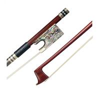 Archetto violino 4/4 Violino Arco Pernnambuco Arco Rotondo Avvolgimento Bianco Mongolia Cavallino Abalone Rana