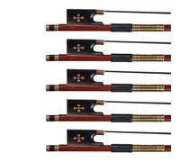 archetto violino 5 Pezzi/1 Set 4/4 Bastone Per Arco Per Violino Crine Nero Ebano Scorrevole Veloce