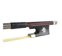 archetto violino Arco Per Violino ARGENTO Con Foglia D'acero Intarsiata 4/4, Risposta Rapida, Buona Ed Equilibrata