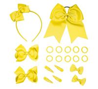 Archi Accessori Per Capelli Set 20 Pezzi Uniformi Archi Capelli Forcine Fascia Per Capelli Per Le Piccole Ragazze Scuola Regali Uniformi Accessori