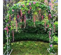 Archi da Giardino di Grandi Dimensioni per Impieghi Gravosi, Arco per Rose in Metallo, Pergolato da Giardino per Piante Rampicanti, Rose E Viti, Arco da Giardino A Traliccio Ad AR, W1.8M*H2.2M