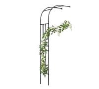 Archi da giardino in metallo, altezza 2,4 m, robusto supporto per decorazioni per matrimoni all'aperto, resistente alle intemperie, 150 x 240 x 4 cm, perfetto per giardino e giardino paesaggistico