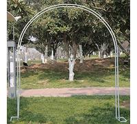 Archi da giardino in metallo per piante rampicanti - Archi per rose da 1,2 m a 3,5 m, decorazione per interni/esterni per giardini, prati, cortili, tralicci nuziali, colore bianco