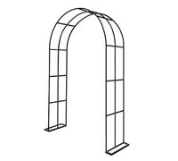 Archi da giardino in metallo, struttura di supporto a traliccio, piante rampicanti for esterni, rose, Trellis for matrimoni, decorazione da esterno(1.4x2.3x0.5m)