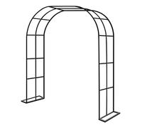 Archi da giardino in metallo, struttura di supporto a traliccio, piante rampicanti for esterni, rose, Trellis for matrimoni, decorazione da esterno(2.4x2.5x0.5m)