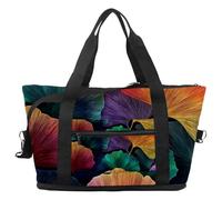 Archi delle ciliegie della borsa di borsone di viaggio, borsa di notte di fine settimana espandibile, borse impermeabili dell'ospedale del totalizzatore della palestra di sport, Multicolore 6., taglia