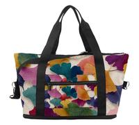 Archi delle ciliegie della borsa di borsone di viaggio, borsa di notte di fine settimana espandibile, borse impermeabili dell'ospedale del totalizzatore della palestra di sport, Multicolore 9, taglia