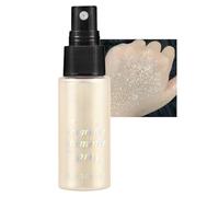 ARCHIDATE spray glitter, spray glitter per capelli, viso e corpo, effetto glow fine, asciugatura rapida, a lunga durata, glitter per il corpo per il trucco in evidenza, 30 ml (#01 Perlenweiß Glow)