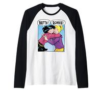 Archie Comics Betty And Ronnie Happy Hugging Maglia con Maniche Raglan