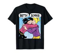 Archie Comics Betty And Ronnie Happy Hugging Maglietta