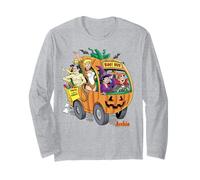 Archie Comics Jughead Betty Veronica Halloween Boo Bus Maglia a Manica