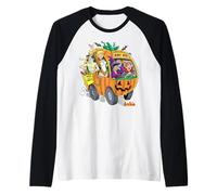 Archie Comics Jughead Betty Veronica Halloween Boo Bus Maglia con Maniche Raglan