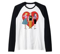 Archie Comics Love Triangle Crying Heart Maglia con Maniche Raglan