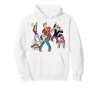 Archie Comics The Archies Rock Band Jamming Felpa con Cappuccio