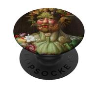 Archimboldo Vertumnus Frutta Volto Rinascimento Belle Arti Divertente PopSockets PopGrip Adesivo