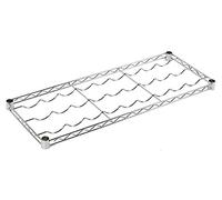 Archimede A061, Sistema Componibile Ripiano Bott, Grigio (Cromato), 61 x 36 cm