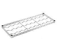 Archimede A061, Sistema Componibile Ripiano Bott, Grigio (Cromato), 91 x 36 cm