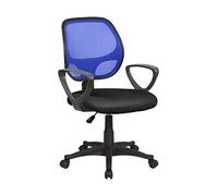 Archimede E8088, Atlanta Sedia Operativa Rete, Blu (Blu/Nero), 57 x 55 x 100 cm