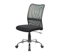 Archimede E8134K, Denver Sedia Operativa Rete, Nero, 46 x 57 x 98 cm