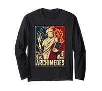 Archimede Greco Antico Matematica Geometria Scienza Maglia a Manica