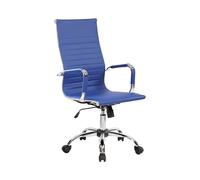 Archimede HC-9814H, Dallas Poltrona Presidenziale, Blu, 54 x 63 x 116 cm