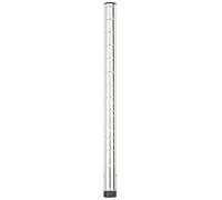 Archimede Sistema Componibile, Montante, Grigio (Cromato), 2.50 x 2.50 x 118.00 cm