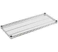 Serena Group S.R.L. Ripiano cromato completo di guancette di fissaggio, profondità 35 cm 35X152 CM