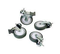 Archimede Sistema Componibile, Set Ruote Professionali, Grigio, 12.50 x 12.50 x 3.00 cm