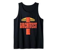 Architect Cool Retro Vintage Architettura Disegni Presenti Canotta