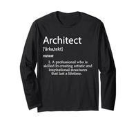 Architect Definition for Student PRO Architectural Engineers Maglia a Manica