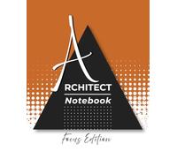 Architect Notebook: Dot Grid Sketch Journal for Architecture, Design Concepts, Urban Planning & Creative Ideas | Modern Geometric Cover