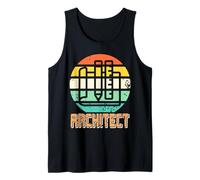 Architect Retro Vintage Architettura Disegni Presenti Canotta