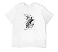 Architects Band Bird Slim Fit T Shirt Natural Mens Man White 3XL