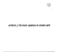 Architects - Classic Symptoms of a Broken Spirit
