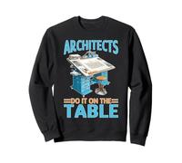 Architects Do It On The Table Scherzo dell'architettura Felpa