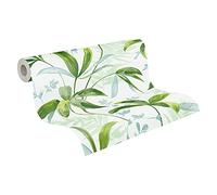 Architects Paper Carta Da Parati Jungle Jungle Chic tessuto non tessuto 10.05 m x 0.53 m Verde Bianco Prodotto in Germania 377041 37704-1