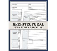Architectural Plan Review Checklist: For Site Engineers, Architects, and Inspectors to Review, Verify, and Approve Architectural Plans Before Construction