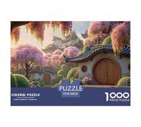 Architecture A Small Courtyard 1000 Pezzi Cartoncino Premium Puzzle Fairy Tale Landscape Sfida Unica Gioco Creativo Puzzle Decorazioni Per La Casa 38x26cm/1000pcs