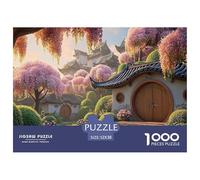 Architecture A Small Courtyard 1000 Pezzi Cartone Robusto Puzzle Fairy Tale Landscape Sfida Unica Gioco Per Famiglie Puzzle Per Adulti E Bambini 52x38cm/1000pcs