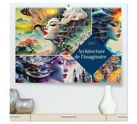 Architecture de l'imaginaire (Calendrier mural haut de gamme 2027 DIN A2 vertical), CALVENDO calendrier mensuel: Un voyage à travers un labyrinthe urbain asiatique plein de vie.